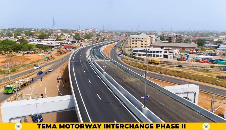 Kristosomm's tweet image. President Akufo-Addo commissions Tema Roundabout Interchange Phase II

#RoadsForDevelopment
#AkufoAddoLegacy
#VoteNumber1
#BawumiaMeansJOBS
