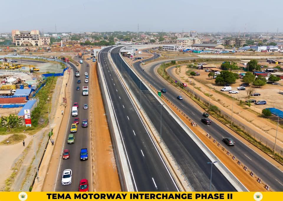 Kristosomm's tweet image. President Akufo-Addo commissions Tema Roundabout Interchange Phase II

#RoadsForDevelopment
#AkufoAddoLegacy
#VoteNumber1
#BawumiaMeansJOBS