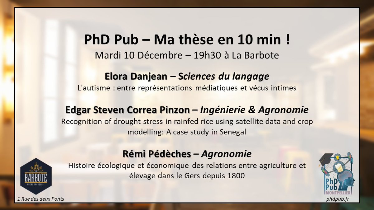 PhD Pub Montpellier tweet media
