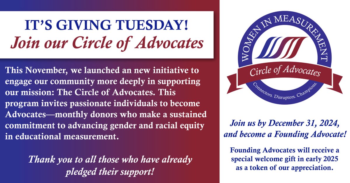 Women in Measurement, Inc. tweet media