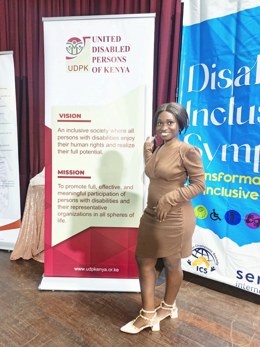 Young persons with #disabilities celebrating this year's #IDPD2024 at the National Museums courtesy of <a href="/UDPKenya/">UDPK</a> . It really is time to amplify leadership for us for a more inclusive &amp; sustainable future. 
#InternationalDayOfPersonswithDisabilities