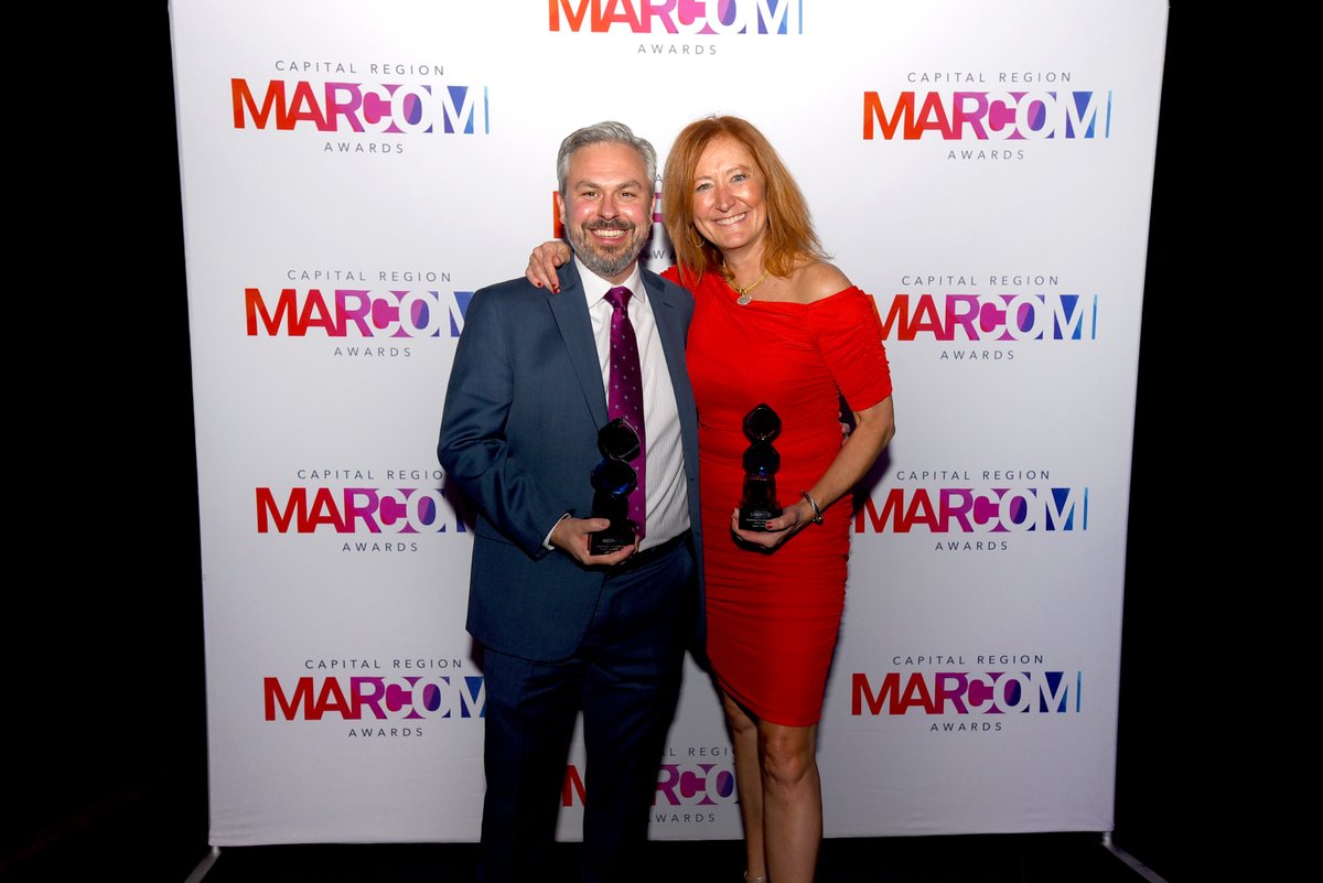🎉Congrats to CPC’s own Josh Poupore, APR, for being named the Marketing/Communications Practitioner of the Year at the Capital Region Marcom Awards! On behalf of the entire CPC team, we couldn’t be prouder of our incredible colleague and friend.
