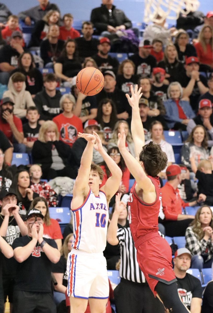 SIK 🏀 Player to Watch: Eli Broxterman does it all for Axtell (1A) as he just finished an outstanding football career for the Eagles (undefeated 4x state champs 52-0) and is now set to have a huge basketball season this winter as well. Broxterman was a large part of Axtell’s 3rd