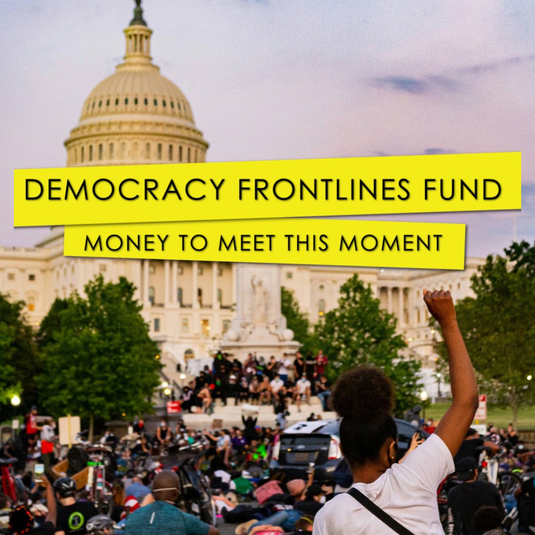 Democracy and Culture Foundation (@demculturefnd) on Twitter photo The <a href="/FrontlinesFund/">Democracy Frontlines Fund</a> is reshaping philanthropy to support Black-led organizing & advance racial justice. Launched in 2020, DFF removes barriers, provides multi-year support, & builds power for equity. Learn more: democracyfrontlinesfund.org #philanthropy #POC #justice The <a href="/FrontlinesFund/">Democracy Frontlines Fund</a> is reshaping philanthropy to support Black-led organizing & advance racial justice. Launched in 2020, DFF removes barriers, provides multi-year support, & builds power for equity. Learn more: democracyfrontlinesfund.org #philanthropy #POC #justice