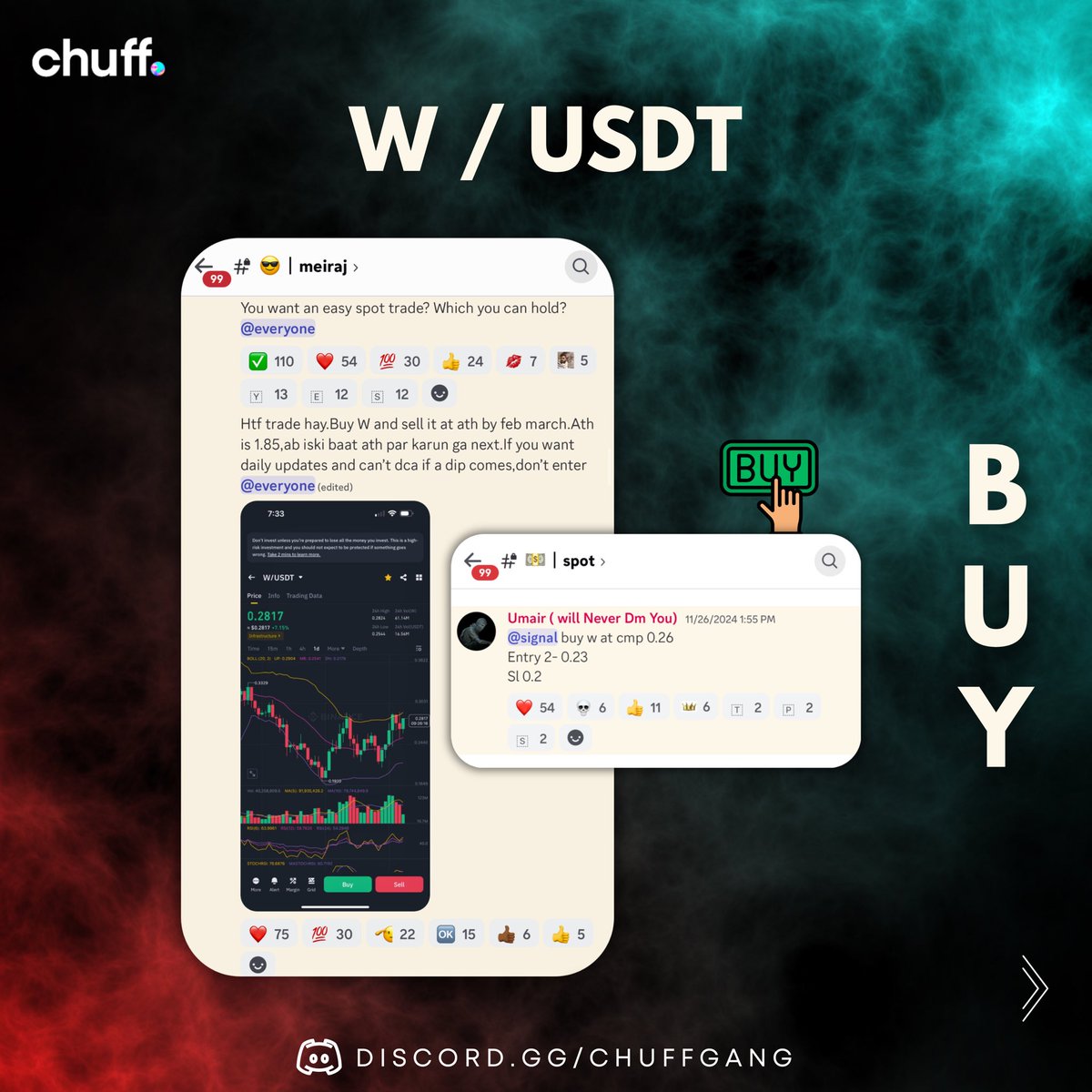 thechuffgang's tweet image. W / USDT Call was Given by @meirajhaq &amp;amp; @Umairorkz 👑 , to our premium boys, our boys made crazy profits on the call! 🚀🤑

Premium Entries are Open now, To Join DM Us

🔗 Free group link in our bio.

.
.
.
.
#thechuffgang #chuff #btc #crypto #cryptomemes
#stockmarket #trending