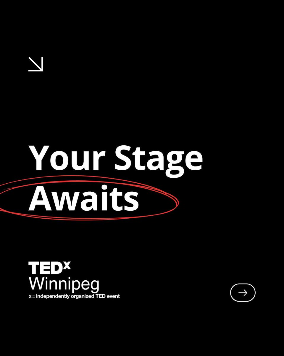 Your stage awaits.

TEDxWinnipeg's call for speakers is open for our 2025 event. If you live in #Winnipeg and have an idea worth spreading - apply!

If you know someone who does, please share 🙏

➡️ tedxwinnipeg.ca/speak/