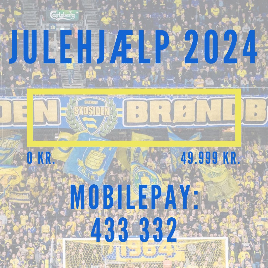 fanafdelingen's tweet image. For 6. år i træk samler FA ind, så udsatte børn på Vestegnen kan få en ekstra julegave 🎁

Målet er at indsamle 49.999 kr., som omsættes til 350 gaver.

Har du lyst og mulighed for at støtte?
Der bliver sat kæmpestor pris på alle bidrag ￼💛💙

Læs mere ⬇️
fanafdelingen.dk/2024/12/03/fan…