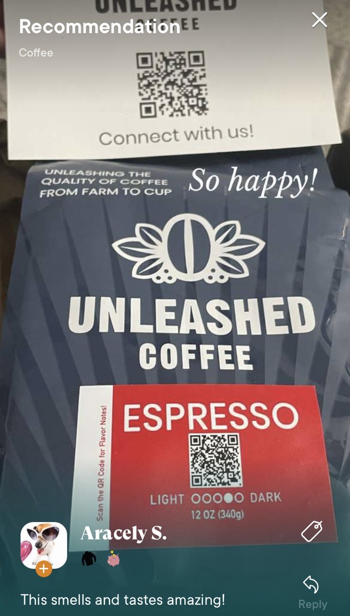 We love happy customers! Share your own Unleashed Coffee moments using #sipunleashed ☕️
#happycustomer #coffeecommunity #coffeelifestyle