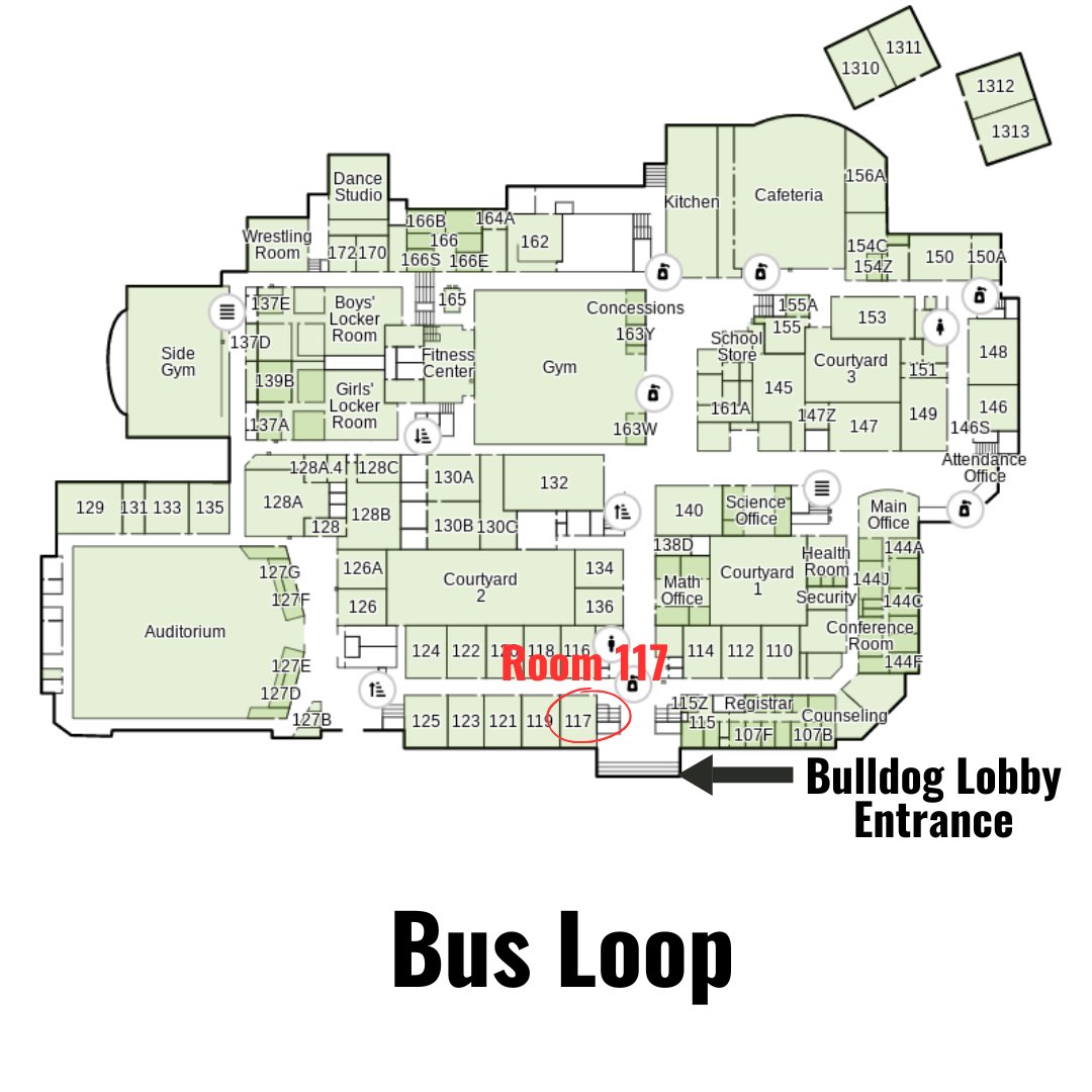 Join us TONIGHT at 7 pm in Rm 117 for our December Booster Club meeting!   (Take a left inside the Bulldog Lobby and room 117 is on the left.)
