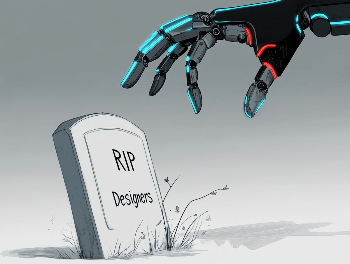 New AI tool, RIP designers?

With these tools, designers won’t exist in the future!

.
.

This is the kind of BS we’re seeing every day on X &amp; LinkedIn.

Is that true?

Hell no.

Designers will never RIP.

Human creativity will never RIP.

I use AI every day, for everything.

I
