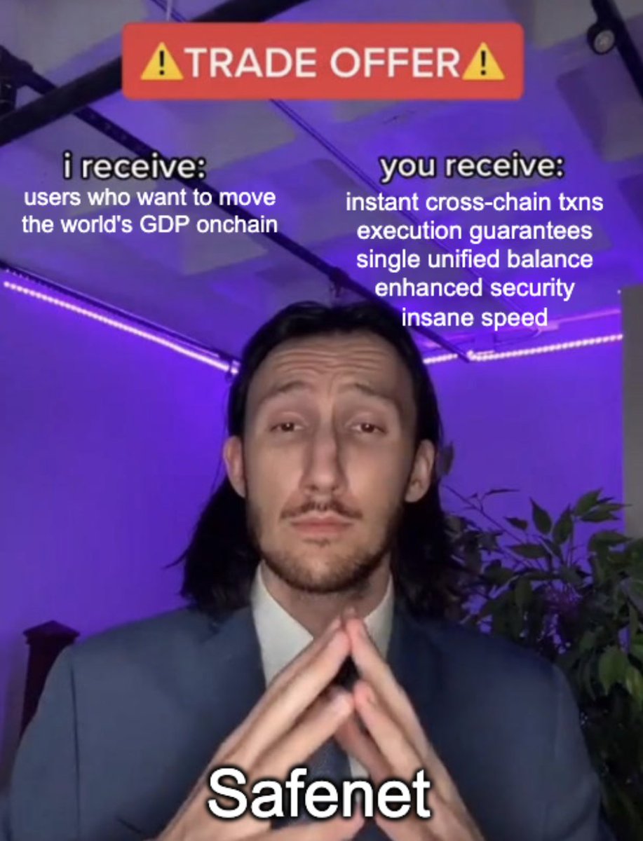 0xShantanu7's tweet image. a wild trade offer from @safe has appeared, should you choose to accept
#safenet