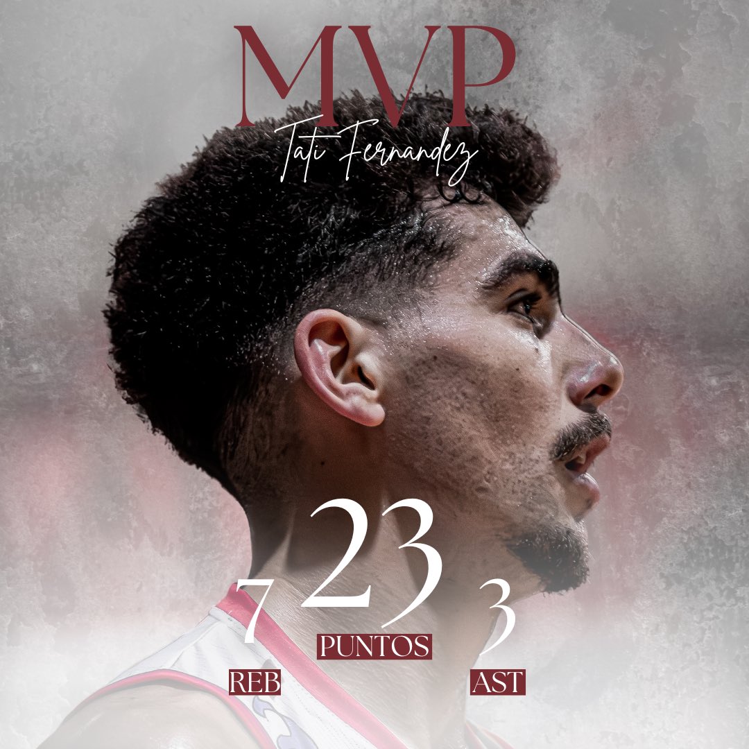 🅼🆅🅿

<a href="/Tatifernandez__/">Tati Fernandez</a> fue elegido como el 𝔧𝔲𝔤𝔞𝔡𝔬𝔯 𝔡𝔢𝔩 𝔭𝔞𝔯𝔱𝔦𝔡𝔬 en la victoria de ayer vs <a href="/cawelcomeuy/">Club Atlético Welcome</a> 

23 PTS 
7 REB
3 AST

37:24 MIN
+/- 13

🌊🔴 #jugamosTodos