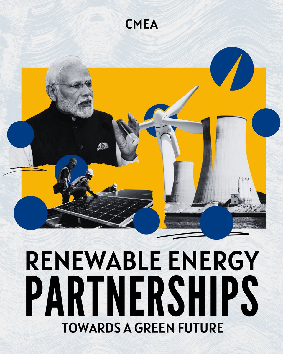 CoveringMea's tweet image. India&apos;s Renewable Energy Partnerships

With the growing #concern for the #energysecurity and the increasing need to reduce #greenhousegas emissions, the role of #renewableenergy has been gaining increasing importance in recent times.