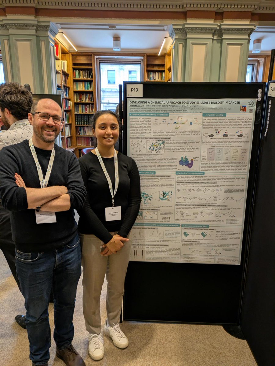 DrAndLewis's tweet image. Amazing work from @_AnamKhan06 presenting her PhD Project at the RSC Organic Poster Symposium #ProudPI