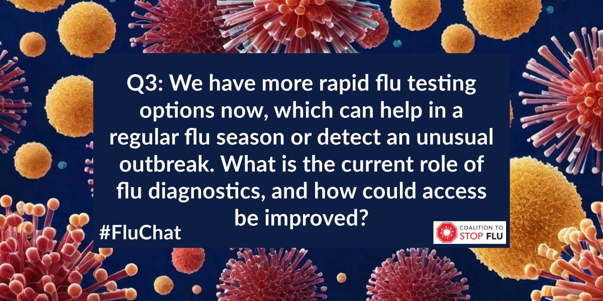 We have more rapid flu testing options now, which can help in a regular flu season or detect an unusual outbreak. What is the current role of flu diagnostics, and how could access be improved? #FluChat