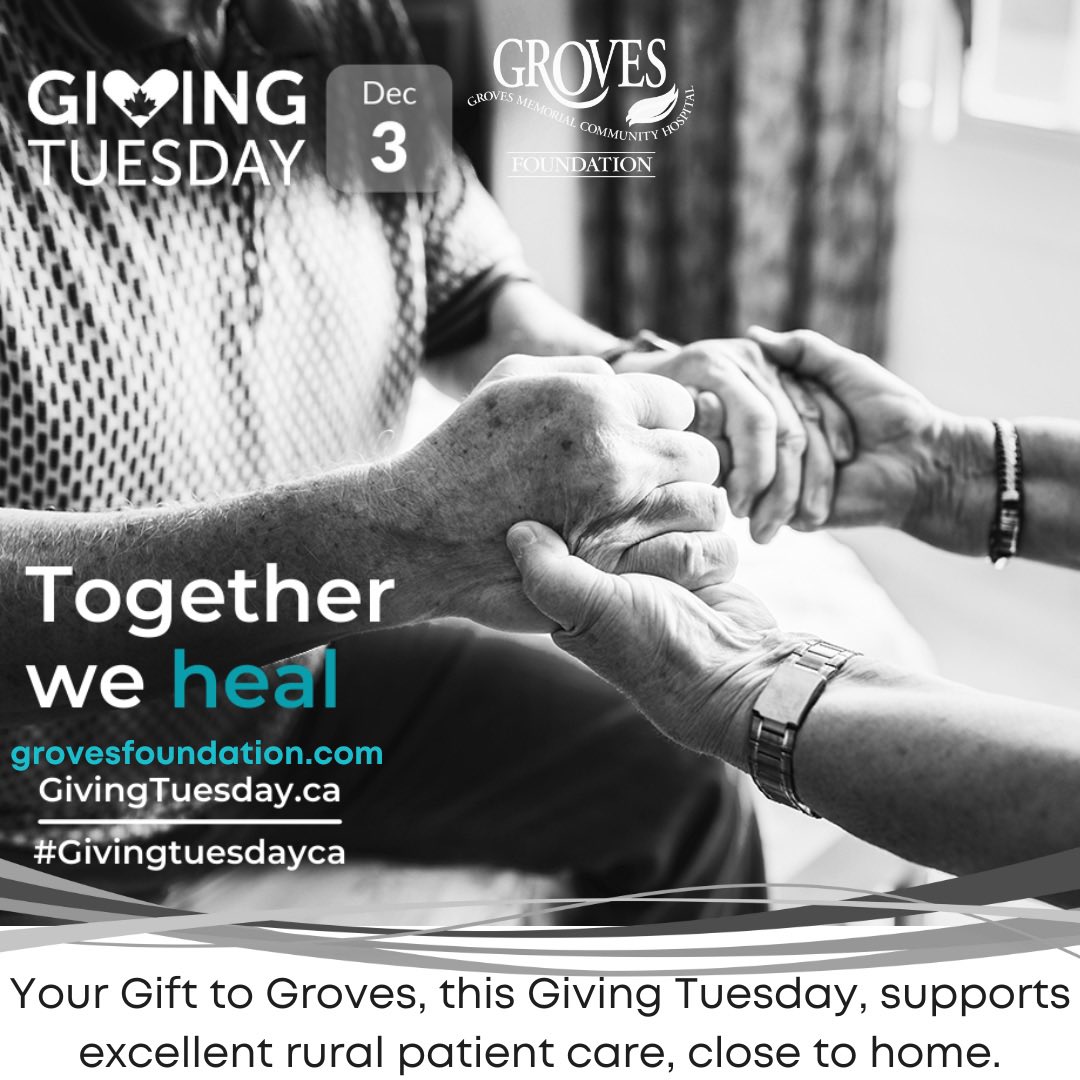 Groves Hospital & Foundation tweet media