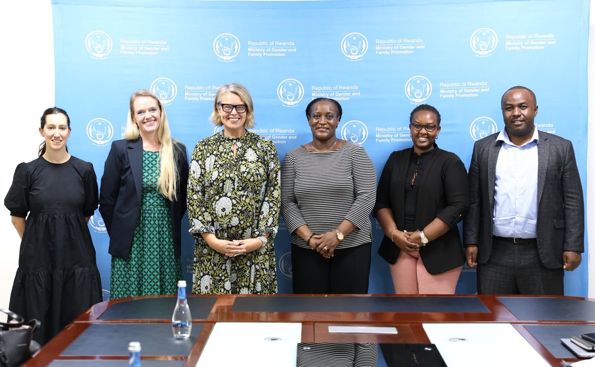This afternoon, Minister <a href="/U_Consolee/">Uwimana Consolee</a> received H.E. Alison Thorpe, UK High Commissioner to Rwanda for a courtesy visit. Their discussion focused on the Rwanda Child Care Reform.