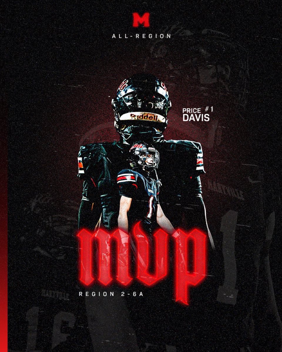 Price Davis (@pricedavis01) on Twitter photo Honored to be named MVP of Region 2-6A (Tennessee)‼️
Senior Year Stats🔥🔥
1,487 yards from scrimmage
23 Touchdowns
<a href="/CoachTBarr/">#BESTAVAILABLE</a> <a href="/CSmithScout/">Chris Smith</a> <a href="/BuckFitz/">NPA/SUPERMAX 100</a> <a href="/NatlPlaymkrsAca/">NatlPlaymkersAcademy</a> <a href="/NCEC_Recruiting/">NPA</a> <a href="/PennySmith_/">Smith</a> <a href="/bcactraining/">BCAC</a> <a href="/MHSRebelsFB/">Maryville Rebels Football</a> Honored to be named MVP of Region 2-6A (Tennessee)‼️
Senior Year Stats🔥🔥
1,487 yards from scrimmage
23 Touchdowns
<a href="/CoachTBarr/">#BESTAVAILABLE</a> <a href="/CSmithScout/">Chris Smith</a> <a href="/BuckFitz/">NPA/SUPERMAX 100</a> <a href="/NatlPlaymkrsAca/">NatlPlaymkersAcademy</a> <a href="/NCEC_Recruiting/">NPA</a> <a href="/PennySmith_/">Smith</a> <a href="/bcactraining/">BCAC</a> <a href="/MHSRebelsFB/">Maryville Rebels Football</a>