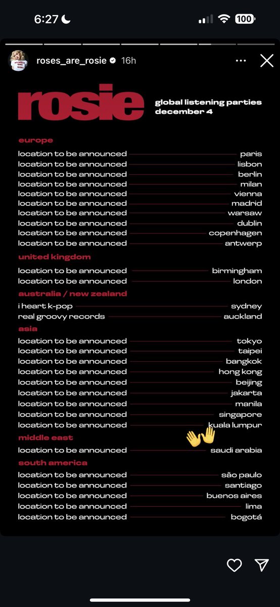 #ROSÉ in Saudi Arabia 😭😭😭