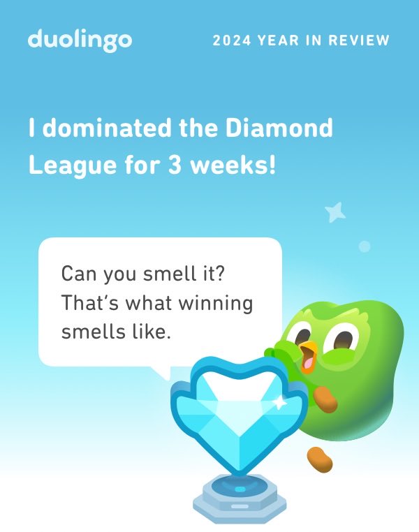 Look what I learned on Duolingo in 2024! #Duolingo365