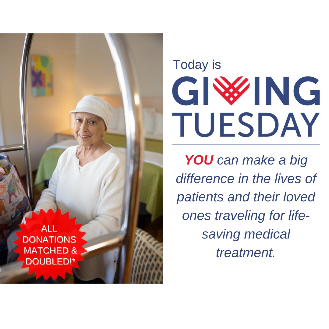It’s #GivingTuesday! You can help us provide for traveling UNC Hospital patients and their caregivers who would not otherwise have an affordable place to stay. Donations will be matched up to $12,000! secufamilyhouse.org/support/giving…