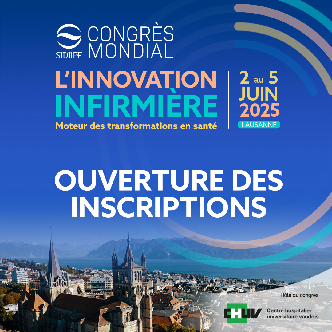 📣 Les inscriptions pour le 9e Congrès mondial des infirmières et infirmiers francophones sont ouvertes!
📅 Du 2 au 5 juin 2025
📍  à Lausanne, SUISSE
🏥 Hôte : CHUV

👉congres.sidiief.org/inscription/

#CongresSIDIIEF #SIDIIEF2025