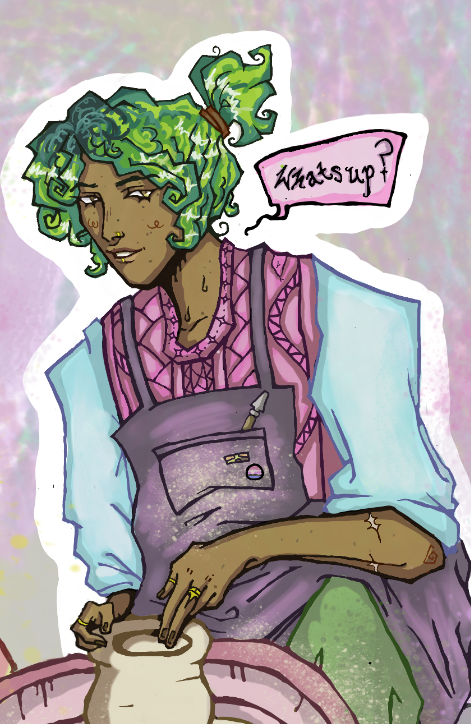 kelscapez's tweet photo. alex fierro wip!! i will probably never finish this but i wanted to at least post something to this acc😋 #alexfierro #pjo #magnuschase #digitalart https://t.co/KexDeyaqDN