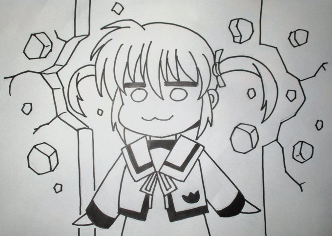 #お前のふざけた絵と真面目な絵を比較してみろ 