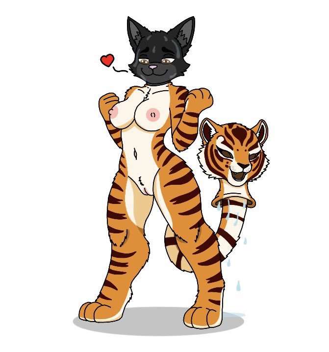 A house cat trying out a Tigress suit : 3