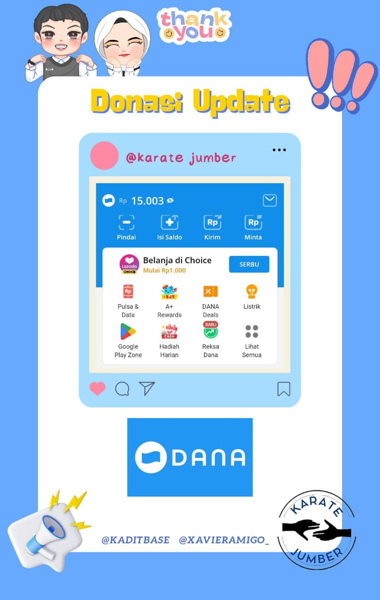 xavieramigo_'s tweet photo. [Donation Update]

Halo teman-teman, berikut update project "Karate Jumber"✨✨

Hingga saat ini telah terkumpul Rp 361.307. Kami akan memberikan update hingga berakhirnya donasi, terima kasih banyak🤍🤍

@kaditbase 
#kaditygy #xavieranation #KaditSparksofHope #XaringisCarin https://t.co/p032vnepi1
