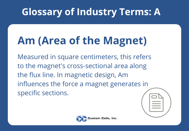 ccoils's tweet photo. 💡📖 Get to Know Coil Terms with Custom Coils’ A-to-Z Glossary!

We’re excited to share our expertise in coil manufacturing with this industry glossary series, bringing you terms, definitions, and insights from A to Z. Let’s start with “A”! 

➕ Stay tuned for more! https://t.co/ZG9t5mmxip