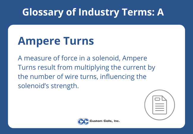 ccoils's tweet photo. 💡📖 Get to Know Coil Terms with Custom Coils’ A-to-Z Glossary!

We’re excited to share our expertise in coil manufacturing with this industry glossary series, bringing you terms, definitions, and insights from A to Z. Let’s start with “A”! 

➕ Stay tuned for more! https://t.co/ZG9t5mmxip