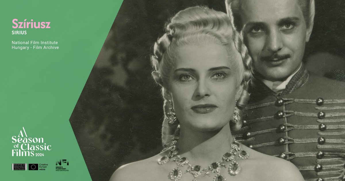 acefilmeu's tweet photo. Catch this beautiful new restoration of Hungary's first science fiction film, Szíriusz (1942), in Budapest on Friday, 6 December! 🛸
(Or, online 7 - 31 December!)
Learn more → https://t.co/5BIINT9FcE
Restored and presented by National Film Institute Hungary - Film Archive. https://t.co/rE6DQKNt9V