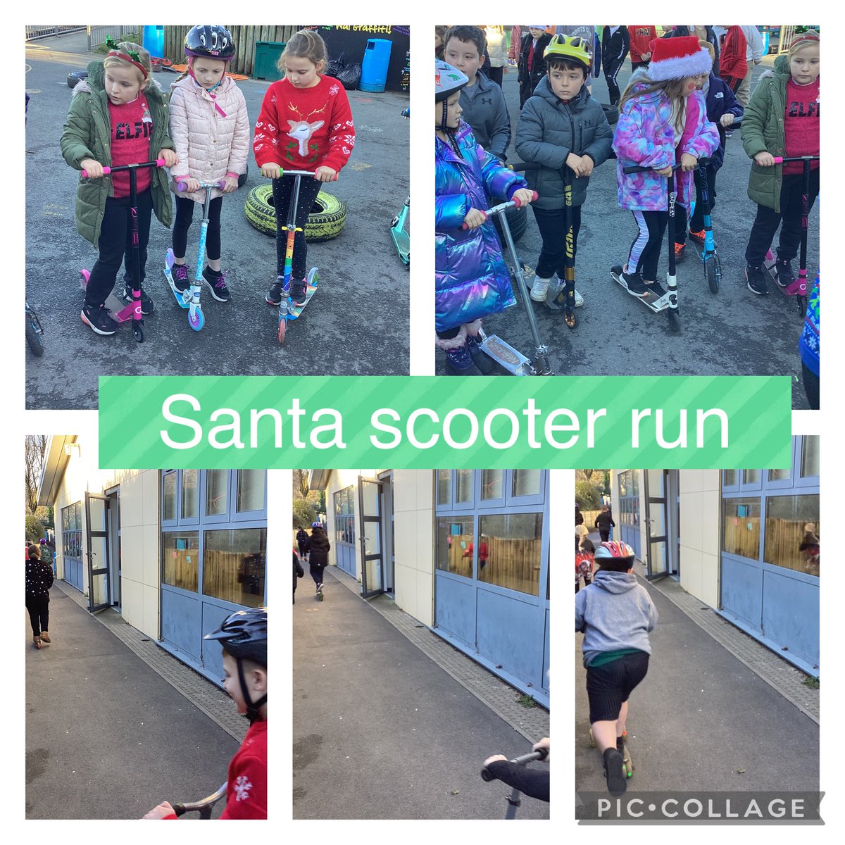 Pembroke Dock Year 4 (@pdcsyr4) on Twitter photo 🎅🛴 Today in Year 4, we had a festive *Santa Scooter Run*! The children zoomed around with festive spirit, spreading holiday cheer on their scooters! What a jolly way to celebrate the season! 🎄✨ #AdventCalendar #SantaScooterRun #ChristmasFun 🎅🛴 Today in Year 4, we had a festive *Santa Scooter Run*! The children zoomed around with festive spirit, spreading holiday cheer on their scooters! What a jolly way to celebrate the season! 🎄✨ #AdventCalendar #SantaScooterRun #ChristmasFun