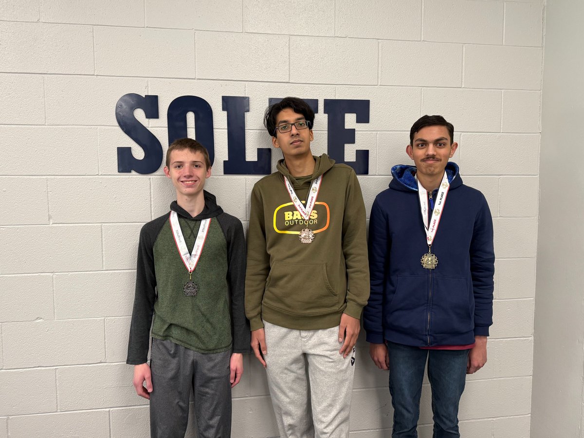 The AMC 10/12 contest results are in! The HSHS team is made up of the top 3 scorers on each test: Huge congratulations to Rishikesh Joshi, Eli Carder, and Syed Ali (AMC 12) &amp; Ravi Joshi, Matthew Galinski, and Rohan Joshi (AMC 10)🏅 Keep up the amazing work!  <a href="/HinsdaleSouthHS/">Hinsdale South HS</a>