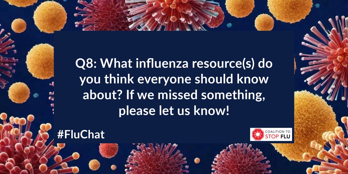 What influenza resource(s) do you think everyone should know about? If we missed something, please let us know! #FluChat