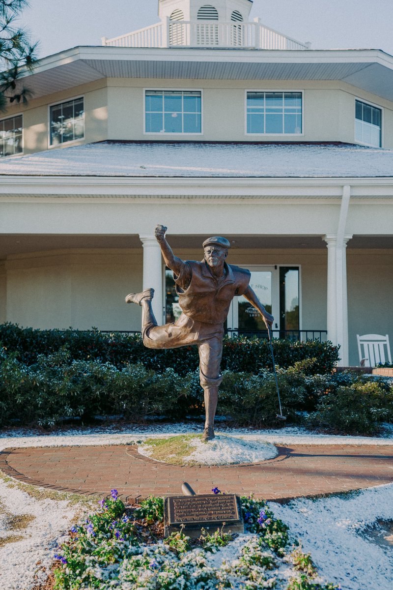 PinehurstResort's tweet photo. We're on a bit of a delay this morning.

Still a beautiful day in Pinehurst. https://t.co/GGL43ZPzG7