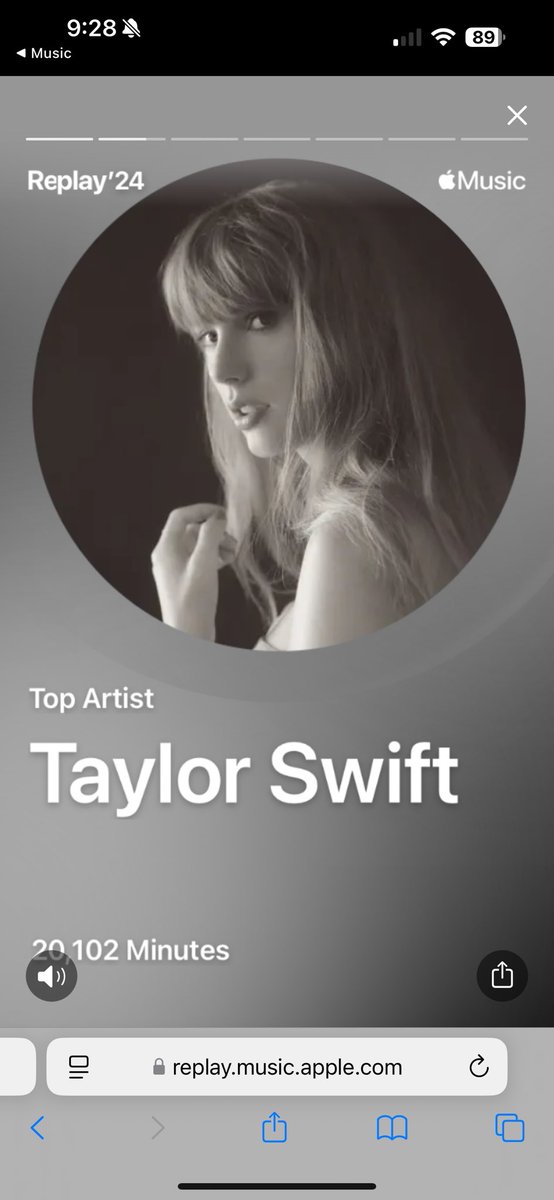 KAMathews's tweet photo. @taylornation13 Listened to @taylorswift13 and #TTPD for longer than a Fortnight according to my #AppleMusicReplay @taylornation13 https://t.co/JVQ2toaLs0
