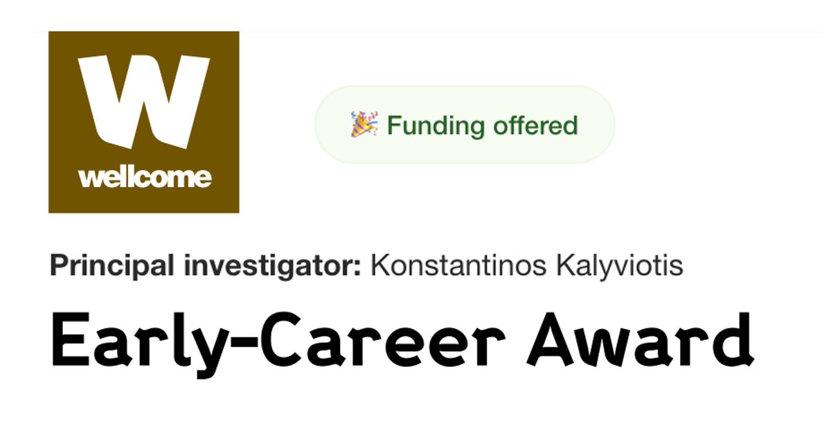 Thrilled &amp; incredibly honoured to receive a <a href="/wellcometrust/">Wellcome</a> Early-Career Award! 🙌

Can't wait to start my research on how epithelial tissues maintain homeostasis at <a href="/TheCrick/">The Crick</a>, <a href="/KingsCollegeLon/">King's College London</a> &amp; the <a href="/RosenblattLab/">Rosenblatt Lab</a>! 🧪🔬🐟

Stay tuned - I’ll be hiring soon!