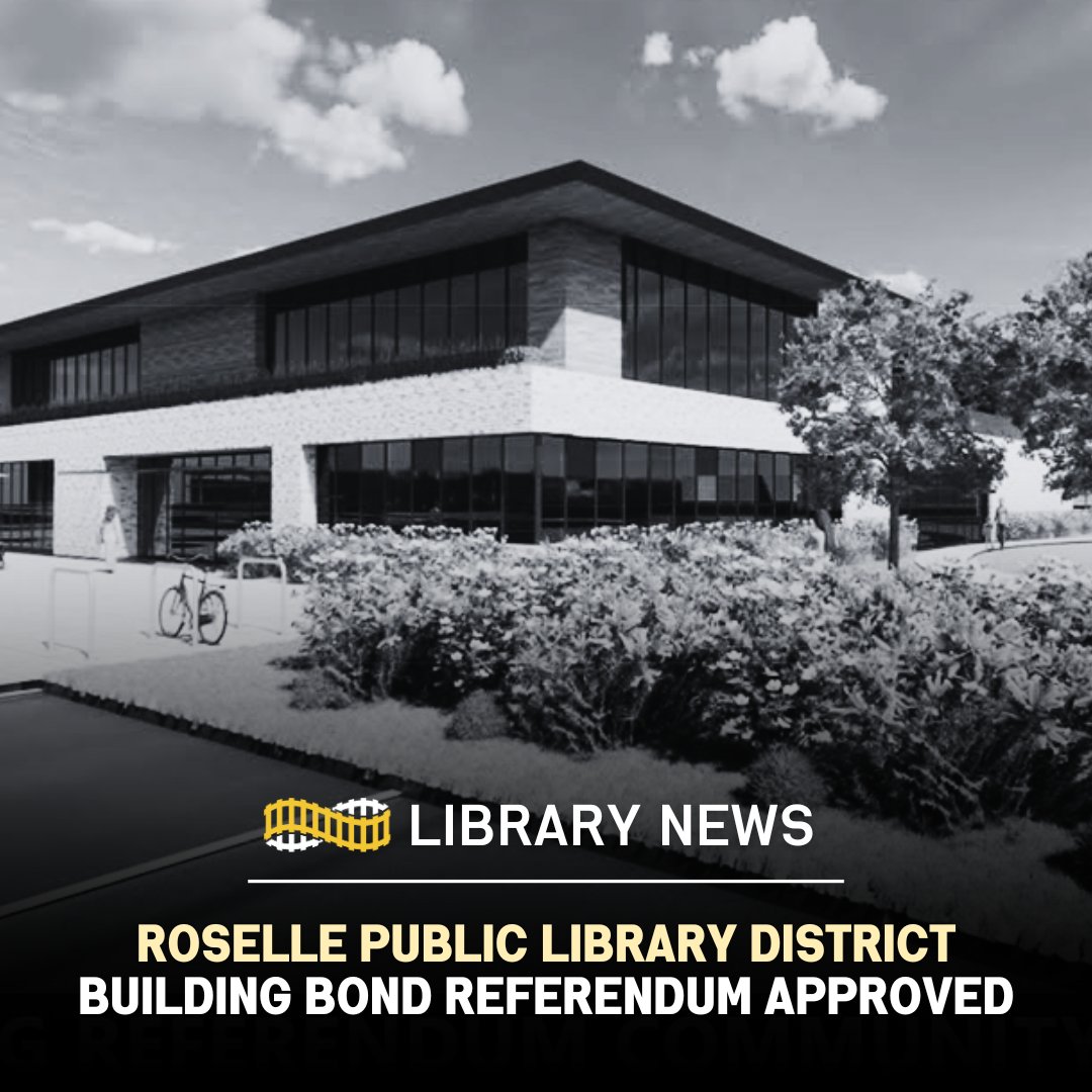 RAILS Libraries (@railslibraries) on Twitter photo The <a href="/rosellepld/">Roselle Public Library District</a> is moving forward with plans to construct a new library at 233 East Maple Avenue in Roselle, Illinois.
➡️ Read more at railslibraries.org/libraries/news…. The <a href="/rosellepld/">Roselle Public Library District</a> is moving forward with plans to construct a new library at 233 East Maple Avenue in Roselle, Illinois.
➡️ Read more at railslibraries.org/libraries/news….