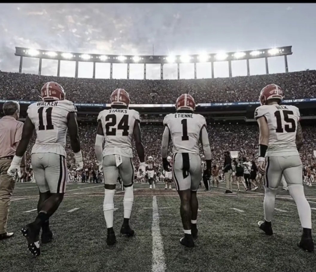 "Don't walk out there unless you believe." 
#GoDawgs
