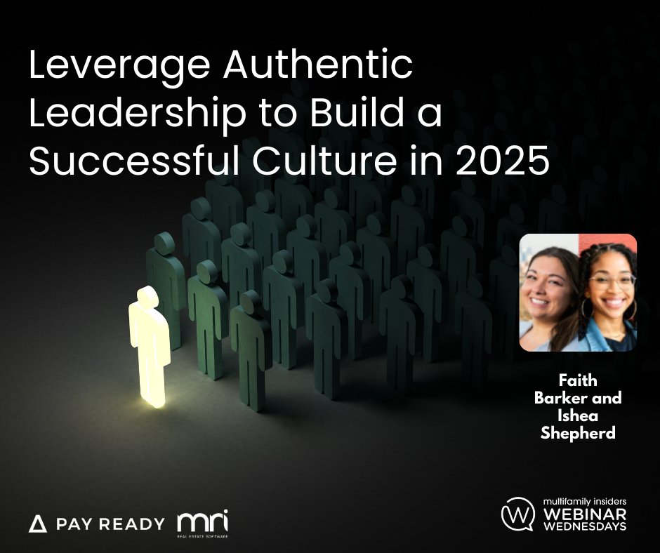 brentwilliams2's tweet image. Ishea and Faith will teach you best practices for building systems that allow for authentic leadership and more motivated team members. Register here: multifamilyinsiders.com/shop-multifami… #WebinarWednesdays #MultifamilyInsiders @mrisoftware @pay_ready