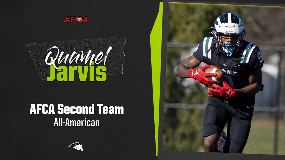 Jarvis tabbed AFCA Second Team All-American #RunAsOne

Read more at morrisvillemustangs.com