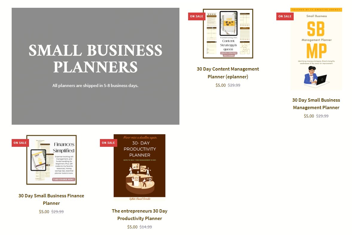 Almost EVERY digital tool on my website is $5!

This includes courses, books, planners, notion templates AND MORE!