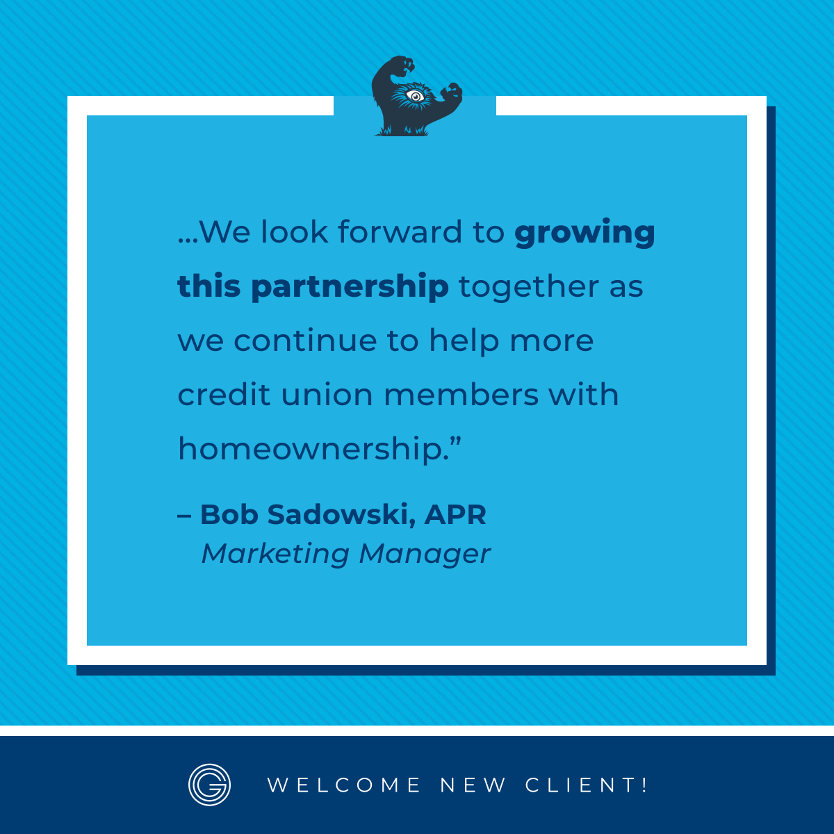 We're thrilled to welcome <a href="/myCUmortgage/">myCUmortgage</a> as a new client! myCUmortgage empowers #creditunions with comprehensive mortgage lending and servicing solutions.

We look forward to supporting myCUmortgage as they continue to help more credit union members with homeownership!