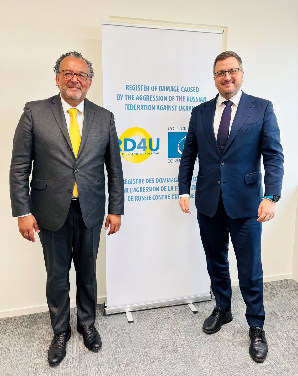 RD4U_claims's tweet photo. 📣 A meaningful exchange today between #RD4U’s @MKliuch and @JEP_Colombia Roberto Carlos Vidal López.

Reparations are vital for justice, healing, and rebuilding. Lessons shared, goals aligned 🤝

#ReparationsMatter #Justice #Accountability 
📷©RD4U https://t.co/qUDZSjBLMy