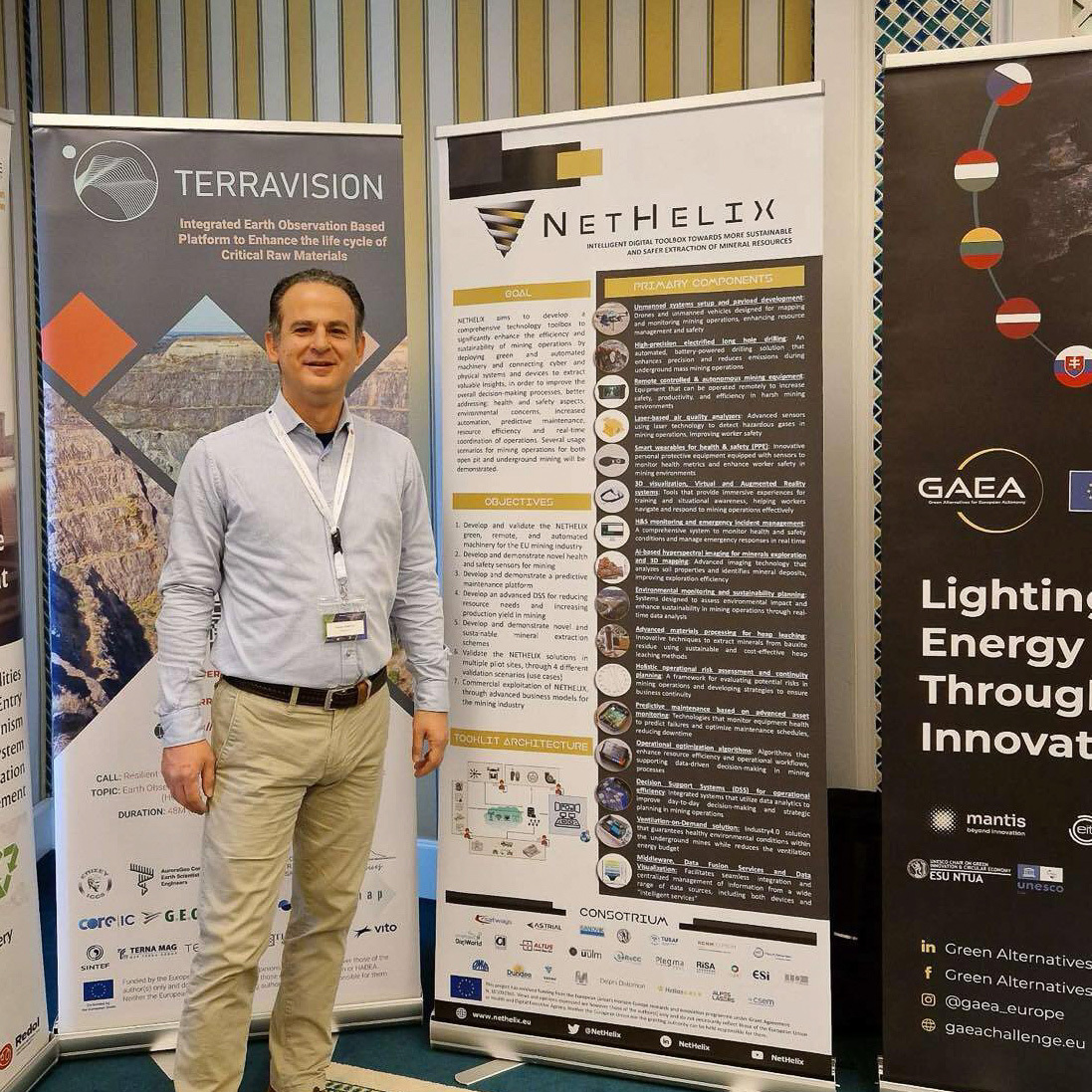 🪨 ⛏️ On Nov 20, NETHELIX participated in the 9th Greek Raw Materials Dialogue in Athens, addressing the Critical Raw Materials Act. Funded by #HorizonEurope (GA 101092365), NETHELIX fosters innovation for sustainable, resilient, and efficient mining. #RawMaterials #Innovation
