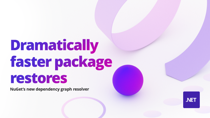 dotnetfdn's tweet photo. Dramatically faster package restores with .NET 9's new NuGet resolver - .NET Blog https://t.co/ert5T39e1m #dotnet https://t.co/5ozAUj0xnG