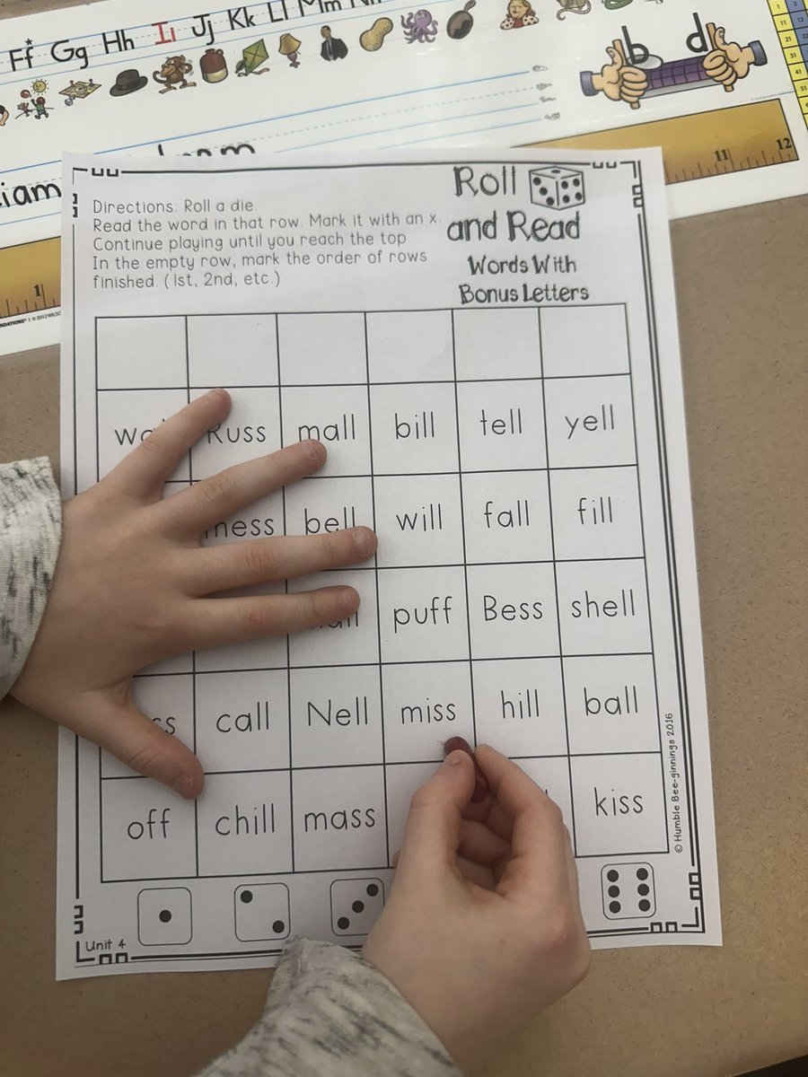 2mackattack's tweet photo. “Let’s roll!” 🎲 Bonus letters with a buddy! Mrs. Delpriora’s first 🐊 s are practicing reading skills with a buddy! Socializing and building skills this am! #HTPSLearnerSuccess #Wellness https://t.co/6kNlUewMCc