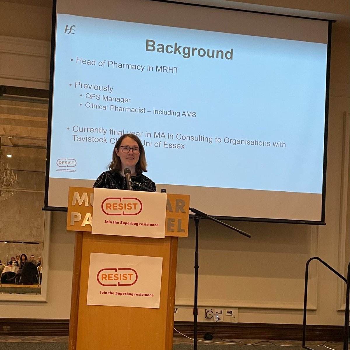 Liam McLoughlin (@liamcmcloughlin) on Twitter photo Mairead Galvin shares her experience as a Pharmacy Executive Manager in the Midlands Regional Hospital Tullamore.
#AMRIC
#KeepAntibioticsWorking
#AMRICKeepIPCWorking
<a href="/HSEDubMidlands/">HSE Dublin and Midlands</a> <a href="/PublicHealthDM/">Department of Public Health-HSE Dublin & Midlands</a> <a href="/PFPS_Ireland/">PatientsForPatientSafetyIreland</a> <a href="/HSELive/">HSE Ireland</a> <a href="/AntibioticPresc/">Antibiotic Prescribing</a> Mairead Galvin shares her experience as a Pharmacy Executive Manager in the Midlands Regional Hospital Tullamore.
#AMRIC
#KeepAntibioticsWorking
#AMRICKeepIPCWorking
<a href="/HSEDubMidlands/">HSE Dublin and Midlands</a> <a href="/PublicHealthDM/">Department of Public Health-HSE Dublin & Midlands</a> <a href="/PFPS_Ireland/">PatientsForPatientSafetyIreland</a> <a href="/HSELive/">HSE Ireland</a> <a href="/AntibioticPresc/">Antibiotic Prescribing</a>